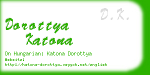 dorottya katona business card